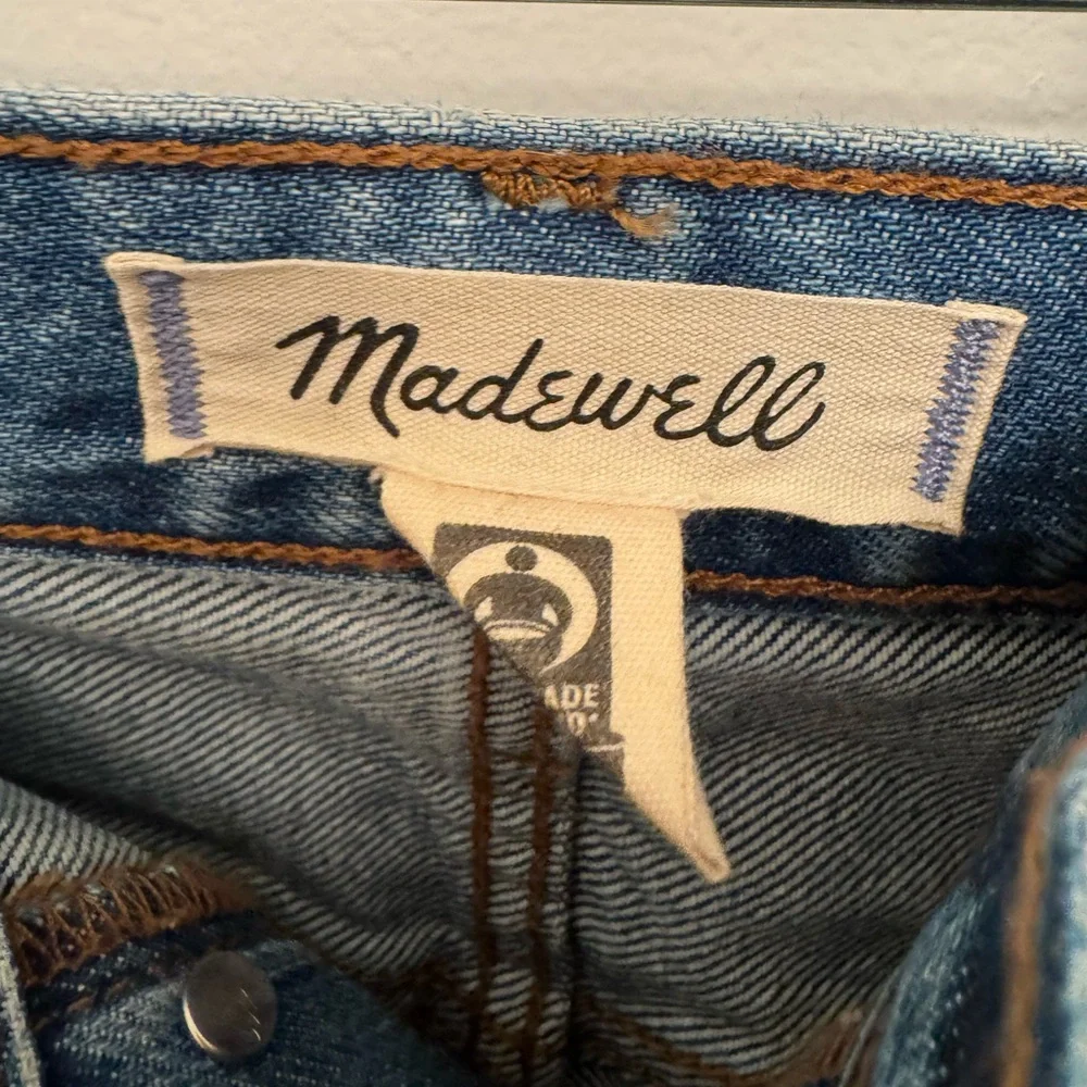 Madewell Long Denim Shorts 26